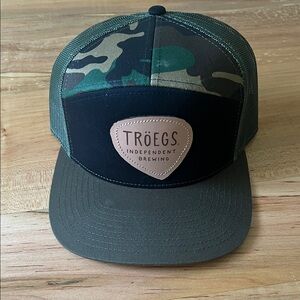 Tröegs Camo and Green Trucker Hat